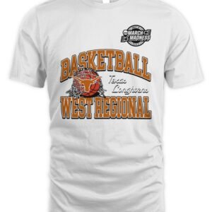 2026 NCAA Division I Men's Basketball Texas Longhorns West Regional T Shirt