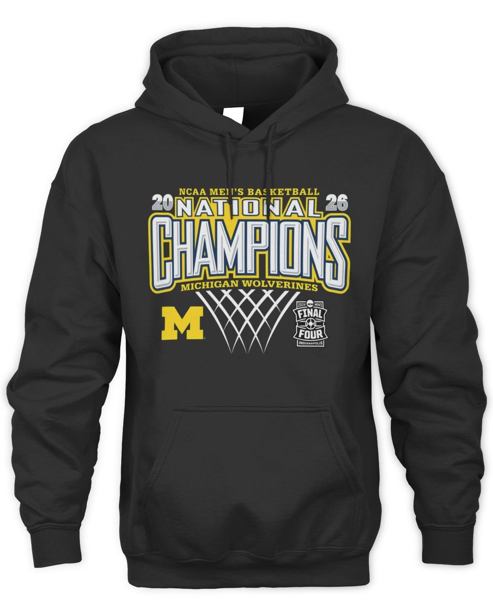 Michigan Wolverines NCAA 2026 Champions Bracket Hoodie