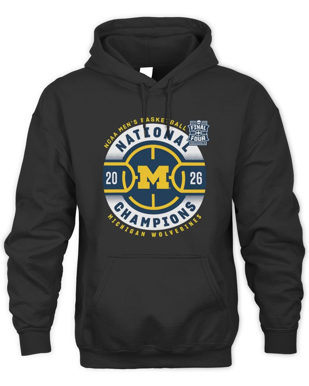 Michigan 2026 Men's Basketball National Champions Hardwood Hoodie
