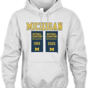 Michigan Wolverines MBB 2026 National Champions Banners Shirt Hoodie