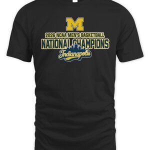 NCAA Michigan Wolverines Men's Basketball 2026 National Champions T-Shirt