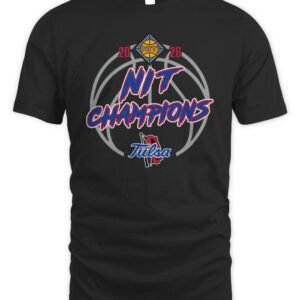 Tulsa Golden Hurricane 2026 NIT Men's Basketball Champions T-Shirt