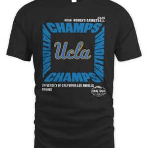 UCLA Bruins 2026 NCAA Women's Basketball National Champions Square Celebration T-Shirt