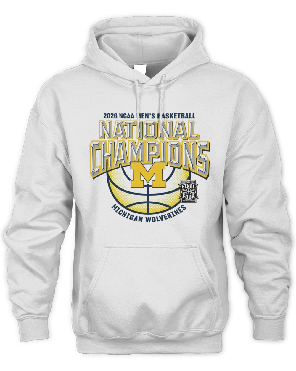 Michigan 2026 Men's Basketball National Champions Classic Hoodie