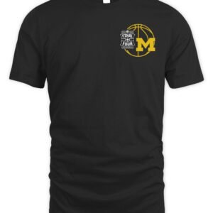 Michigan Wolverines 2026 NCAA Men's Basketball Tournament March Madness Final Four T-Shirt