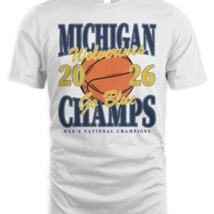 Michigan Wolverines Men's Basketball National Champions T-Shirt