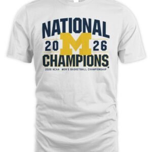 Michigan Wolverines MBB 2026 National Champions Classic T Shirt