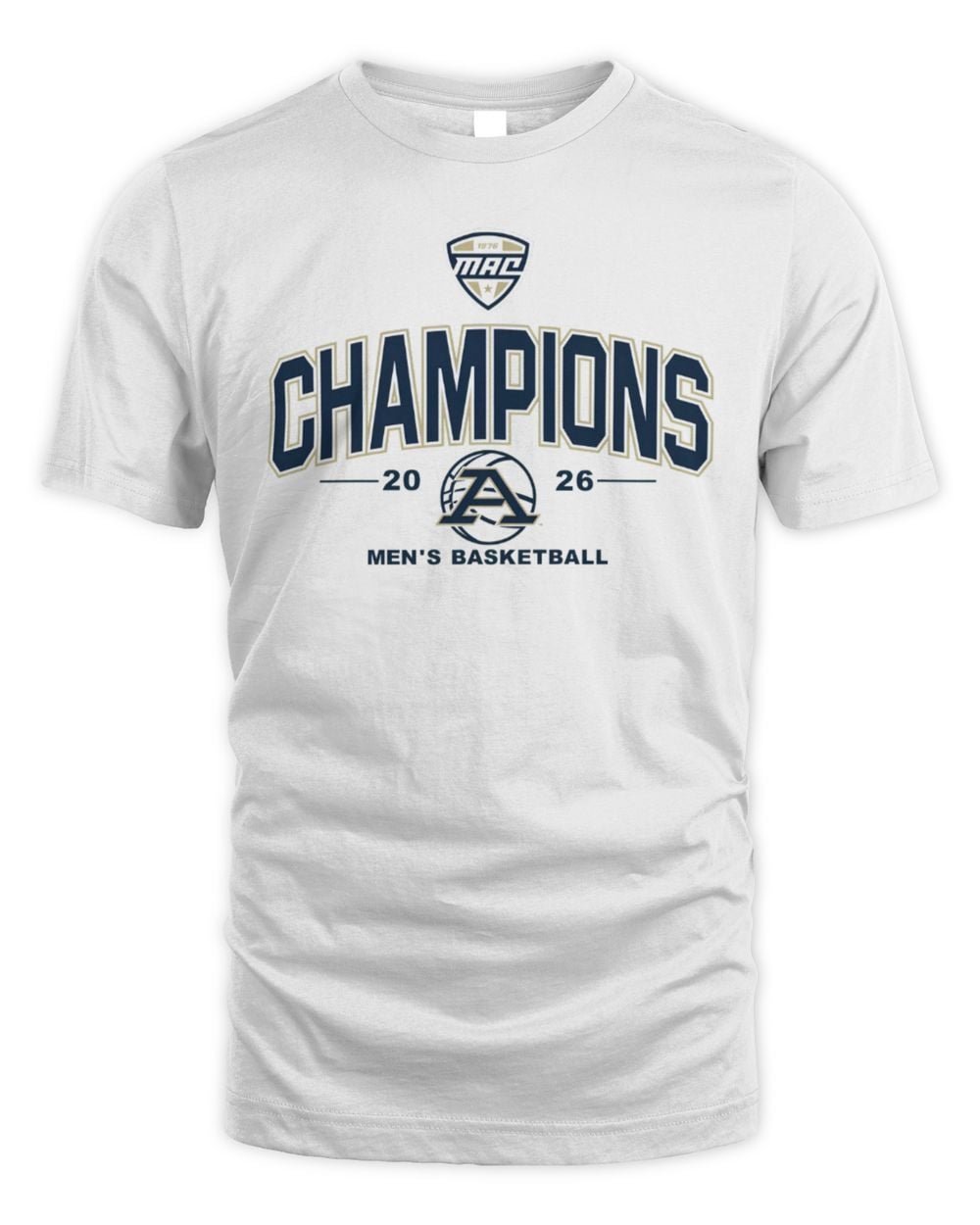 Akron Zips MAC 2026 Men's Basketball Champions T Shirt