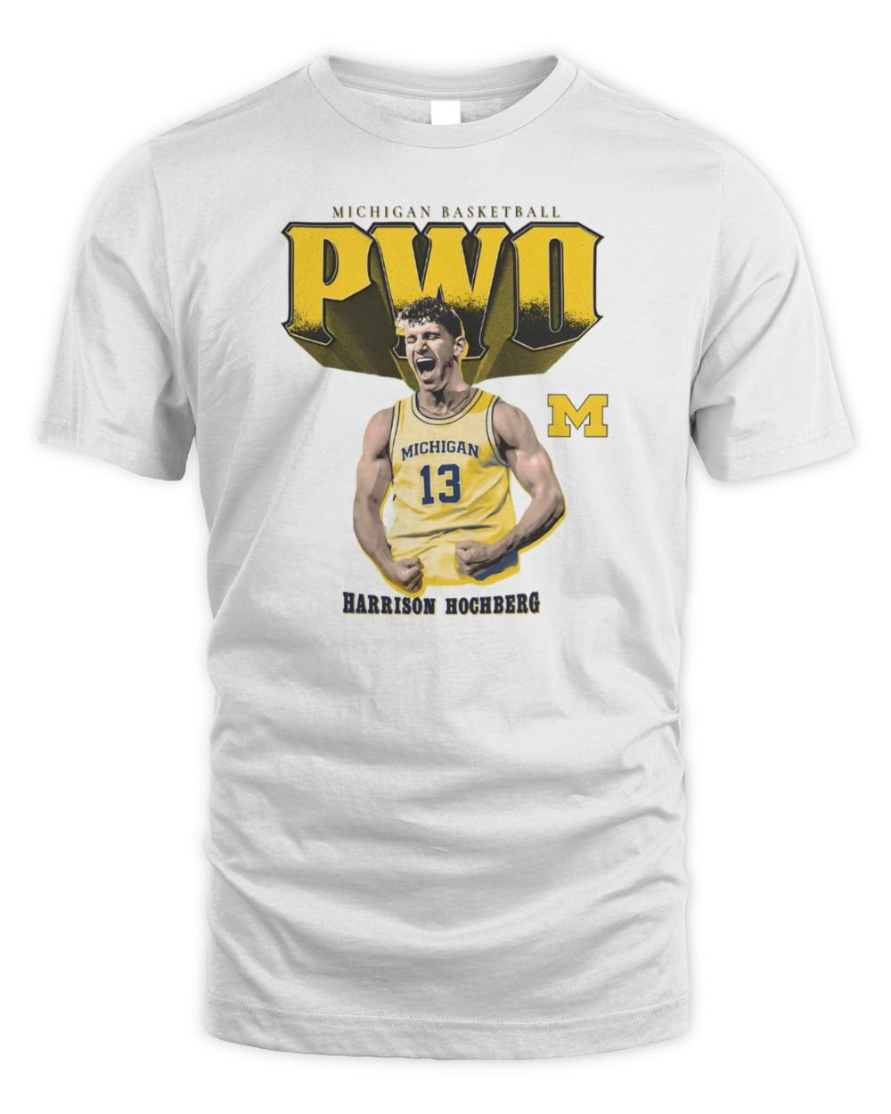 Harrison Hochberg Michigan Wolverines Basketball PWO T Shirt