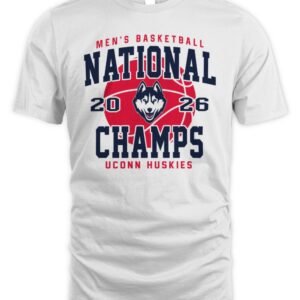 UConn Huskies 2026 NCAA Men’s Basketball National Championship Game Indianapolis Indiana T-Shirt