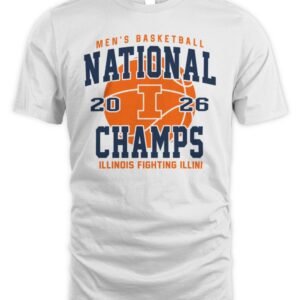 Illinois Fighting Illini 2026 NCAA Men’s Basketball National Championship Game Indianapolis Indiana T-Shirt