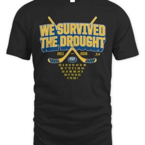 Buffalo Hockey We Survived the Drought T Shirt