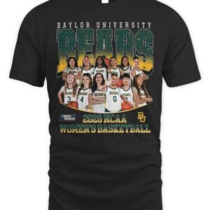 Baylor Women's Basketball NCAA March Madness 2026 Team Collage T-Shirt