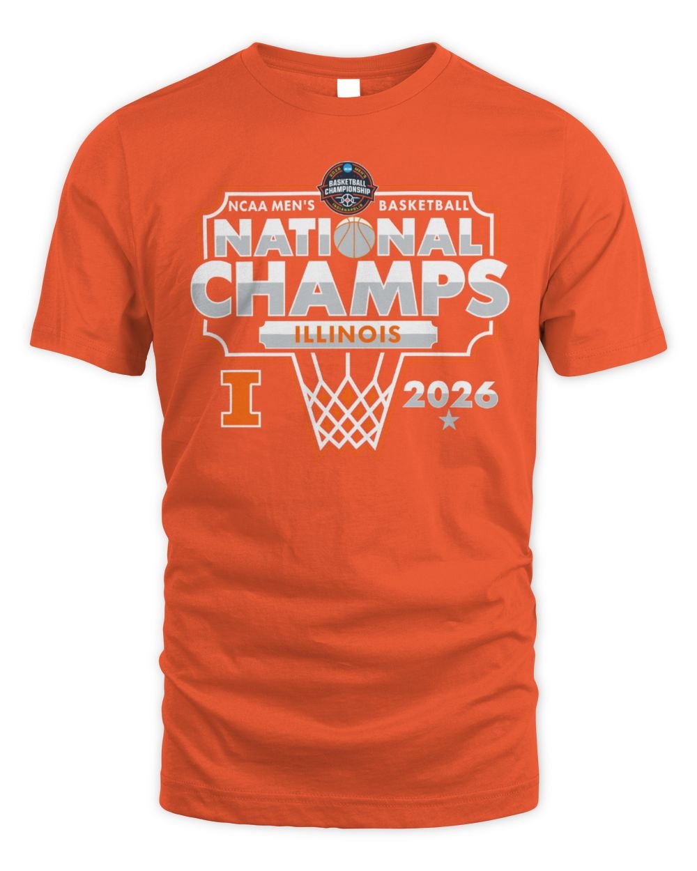 NCAA Basketball Merch Illinois Fighting Illini 2026 NCAA Champions T-Shirt