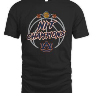 Auburn Tigers 2026 NIT Men's Basketball Champions T-Shirt
