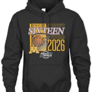 Minnesota Golden Gophers Sweet Sixteen 2026 NCAA Division I Women's Basketball Regional Hoodie