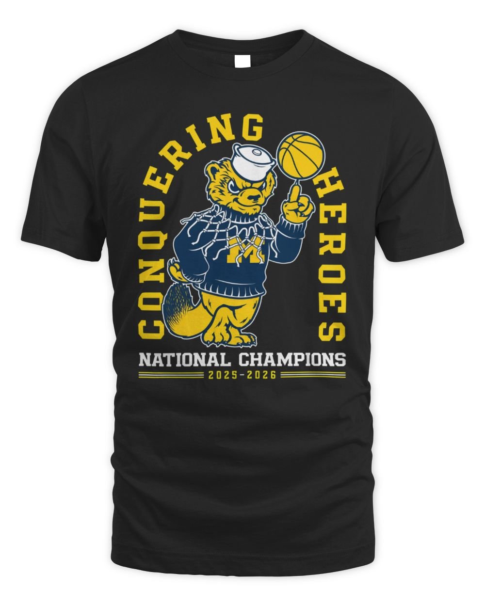 Michigan Conquering Heroes Basketball T Shirt