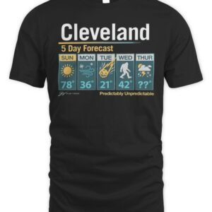 Cleveland Unpredictable Weather T Shirt