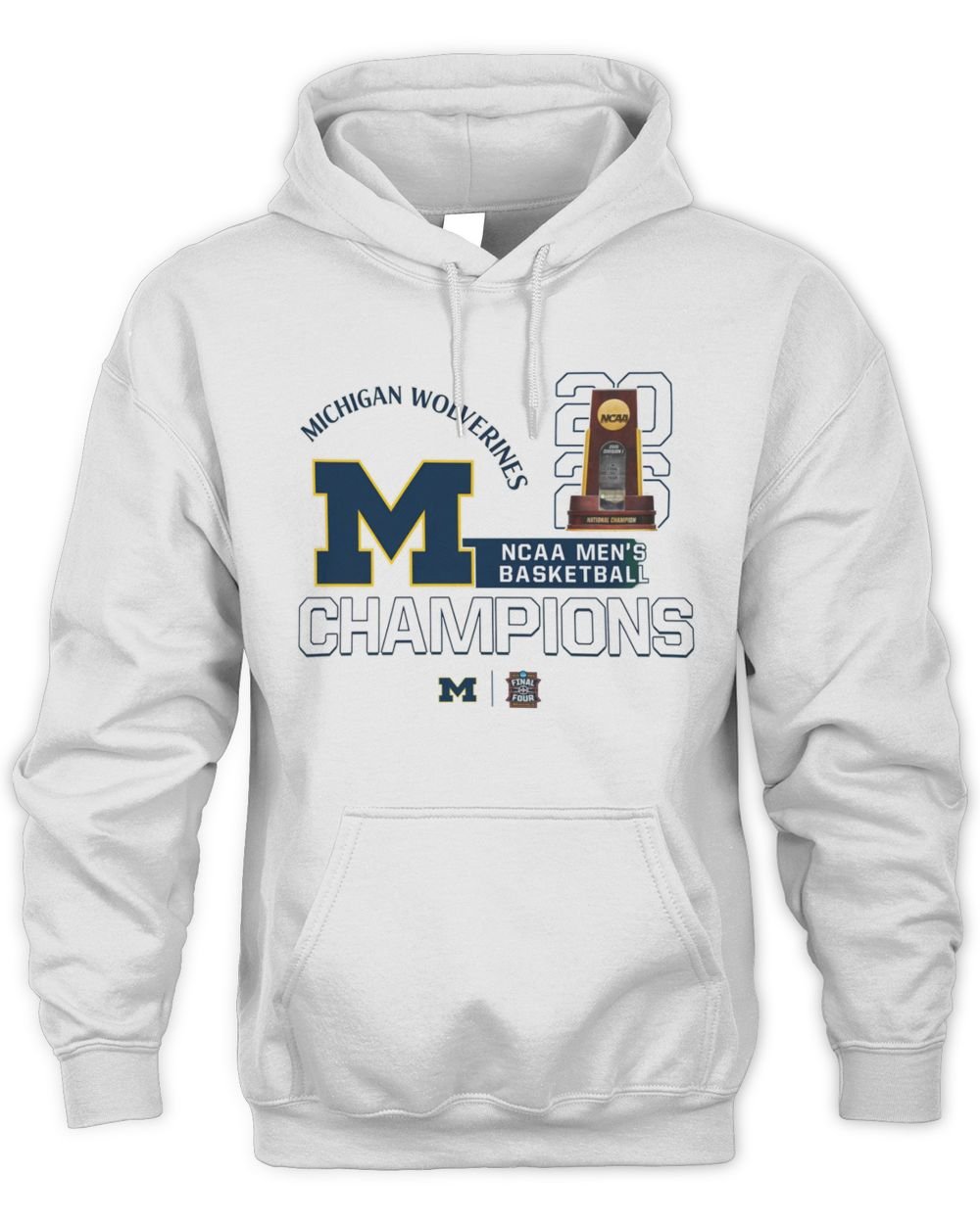 Michigan Wolverines NCAA Basketball Champions 2026 T-Shirt Hoodie