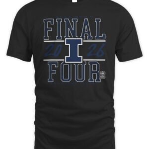 2026 NCAA Illinois Fighting Illini Men's Basketball Final Four T Shirt
