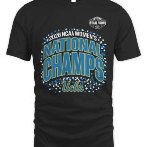 UCLA Bruins 2026 NCAA Women's Basketball National Champions Confetti T-Shirt
