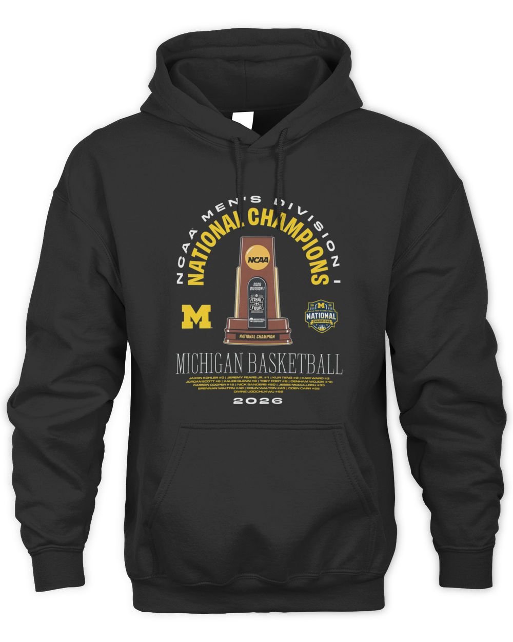 Michigan 2026 Men's Basketball National Champions Legends Hoodie