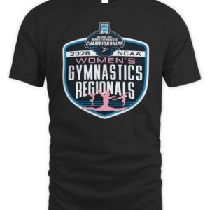 National Collegiate Women's Gymnastics Regionals Champion Logo T Shirt