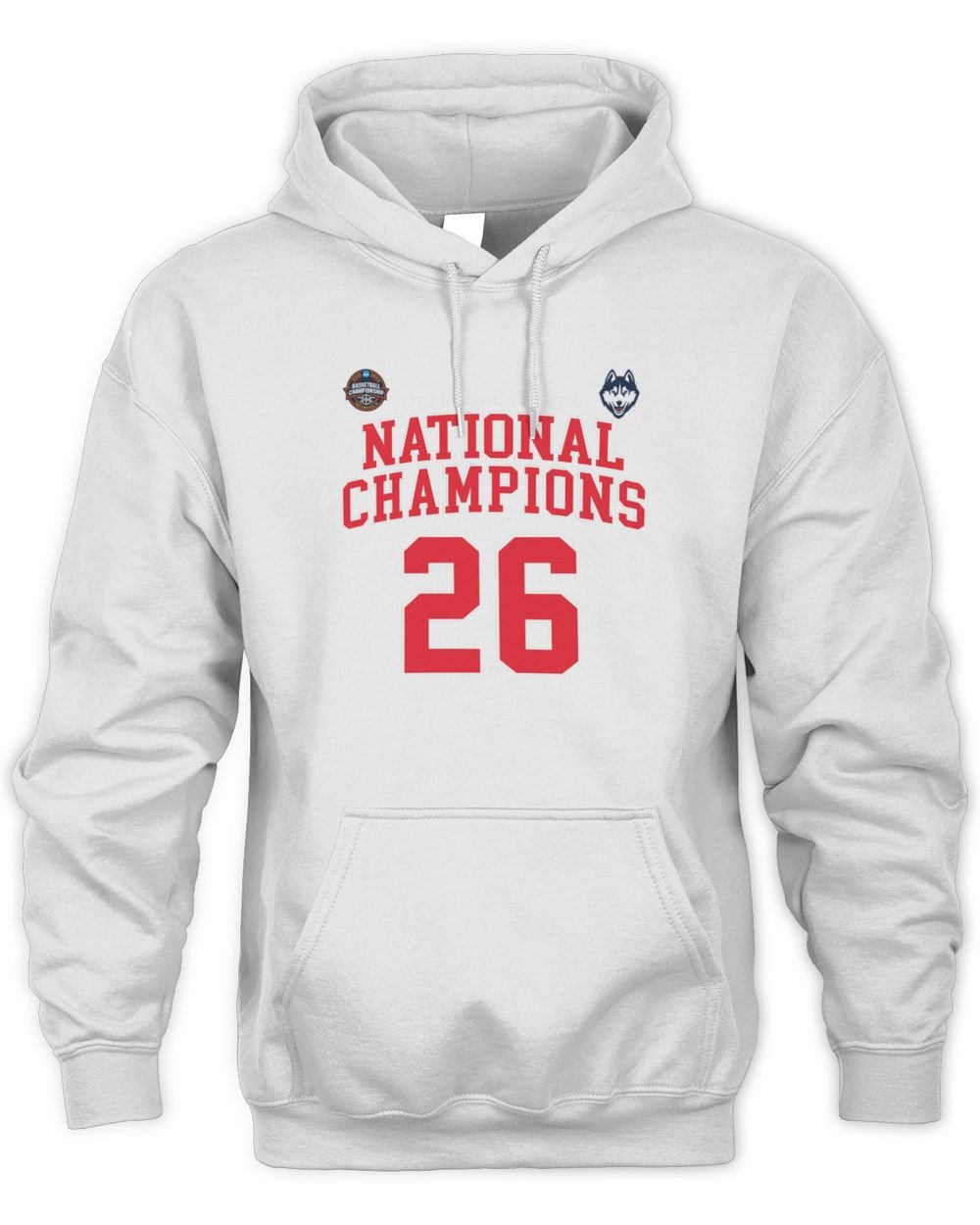 UConn Huskies Basketball 26 National Champions T Shirt Hoodie