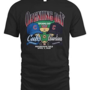 Cubs vs Guardians Opening Day 2026 T Shirt