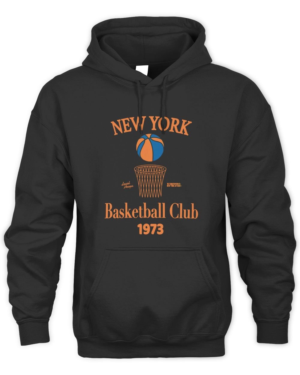 New York Basketball Club T Shirt Hoodie