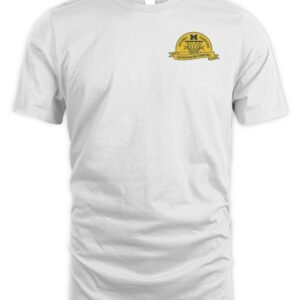 Michigan Men's Basketball 2025-2026 National Champions Cut The Nets Left Chest Tee