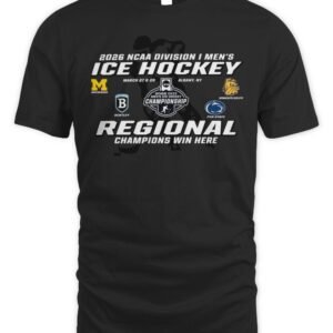 2026 NCAA Division I Men's Ice Hockey Regional Albany Champion T Shirt