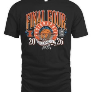 Illinois Basketball Final Four Indy T Shirt