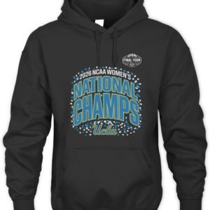 UCLA Bruins 2026 NCAA Women's Basketball National Champions Confetti T-Shirt Hoodie