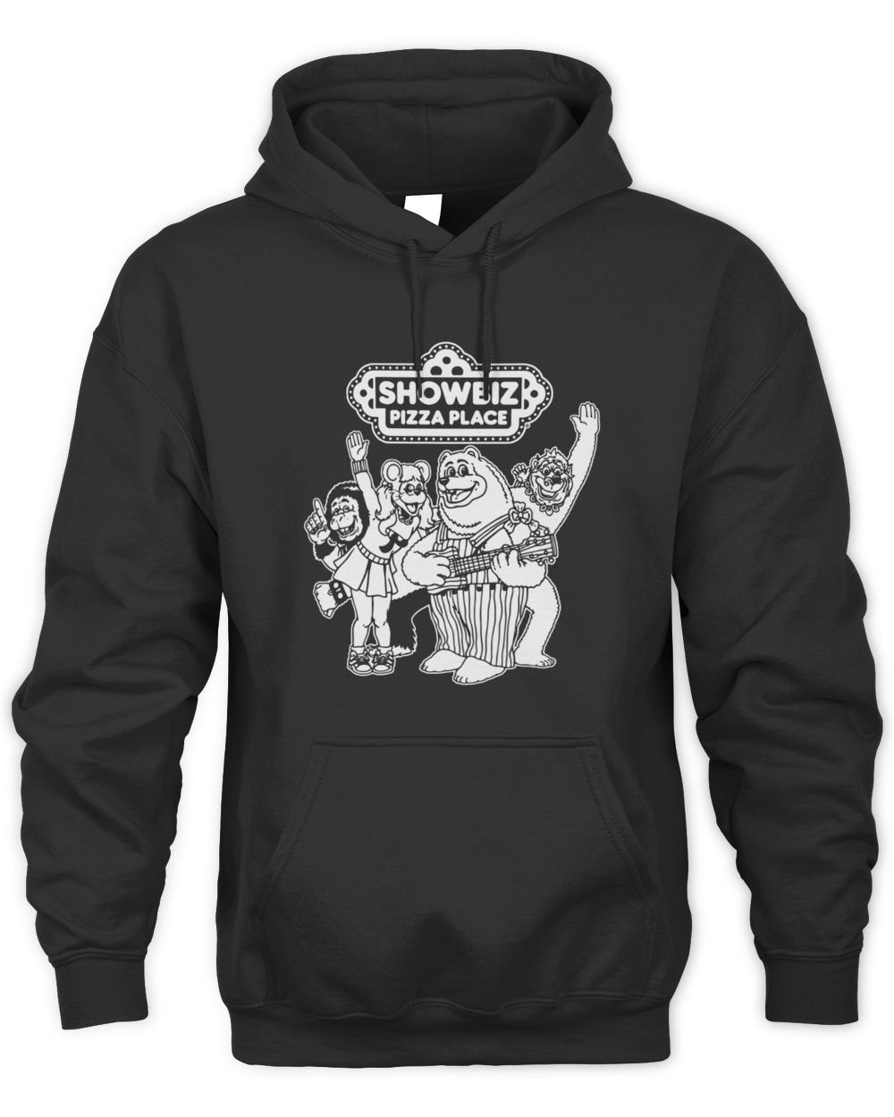ShowBiz Pizza Characters Hoodie