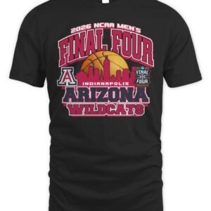 Arizona Wildcats 2026 NCAA Men's Basketball Final Four Bound T Shirt