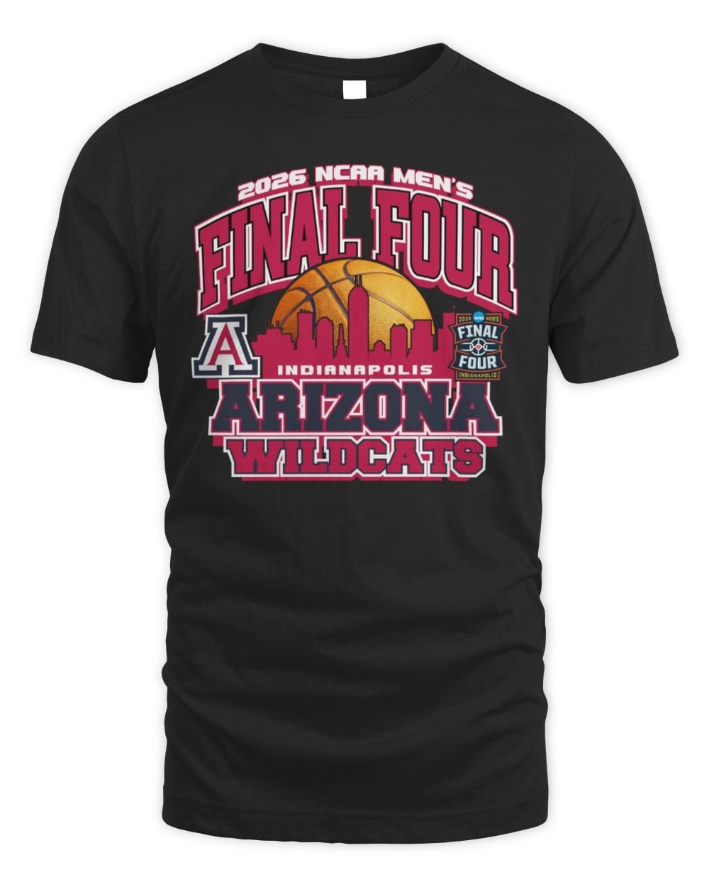 Arizona Wildcats 2026 NCAA Men's Basketball Final Four Bound T Shirt