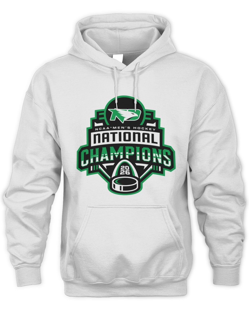 NCAA Frozen Four Men's Ice Hockey 2026 North Dakota National Champions T-Shirt