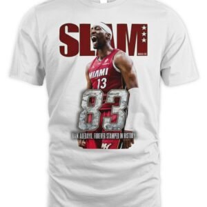 Miami Heat Bam Adebayo Slam Cover T Shirt