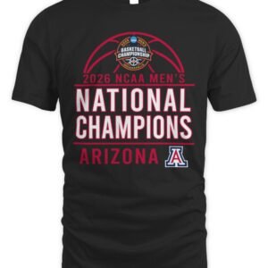 Arizona Wildcats 2026 NCAA Men's Basketball National Champions T-Shirt