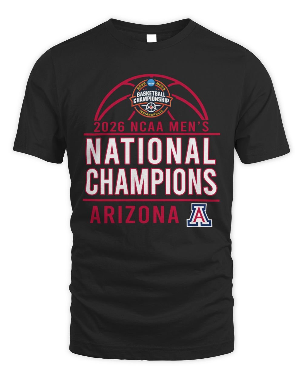 Arizona Wildcats 2026 NCAA Men's Basketball National Champions T-Shirt