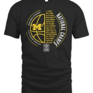 Michigan 2026 Men's Basketball National Champions Heroes Tee