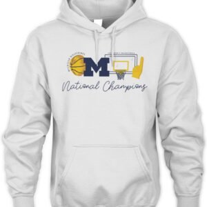 Michigan Wolverines Men's Basketball National Champions T Shirt Hoodie