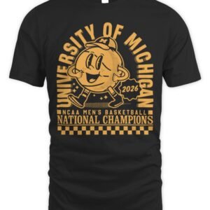 2026 NCAA Men's Basketball Michigan Wolverines National Champions T-Shirt