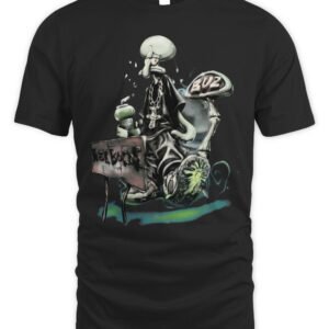 Travis Scott Merch Cj X Spongebob Rock Bottom Thermal T Shirt