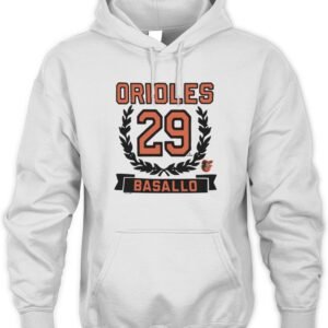 Baltimore Orioles Samuel Basallo Homage Stone Wreath Rookie Graphic Tri-Blend Hoodie