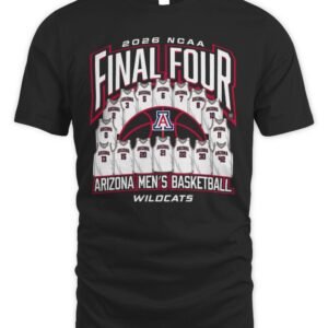 2026 NCAA Arizona Wildcats Men's Basketball 2026 Final Four Madness T Shirt