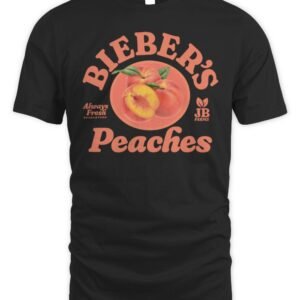 Justin Bieber Merch Justin Bieber Bieber's Peaches T Shirt