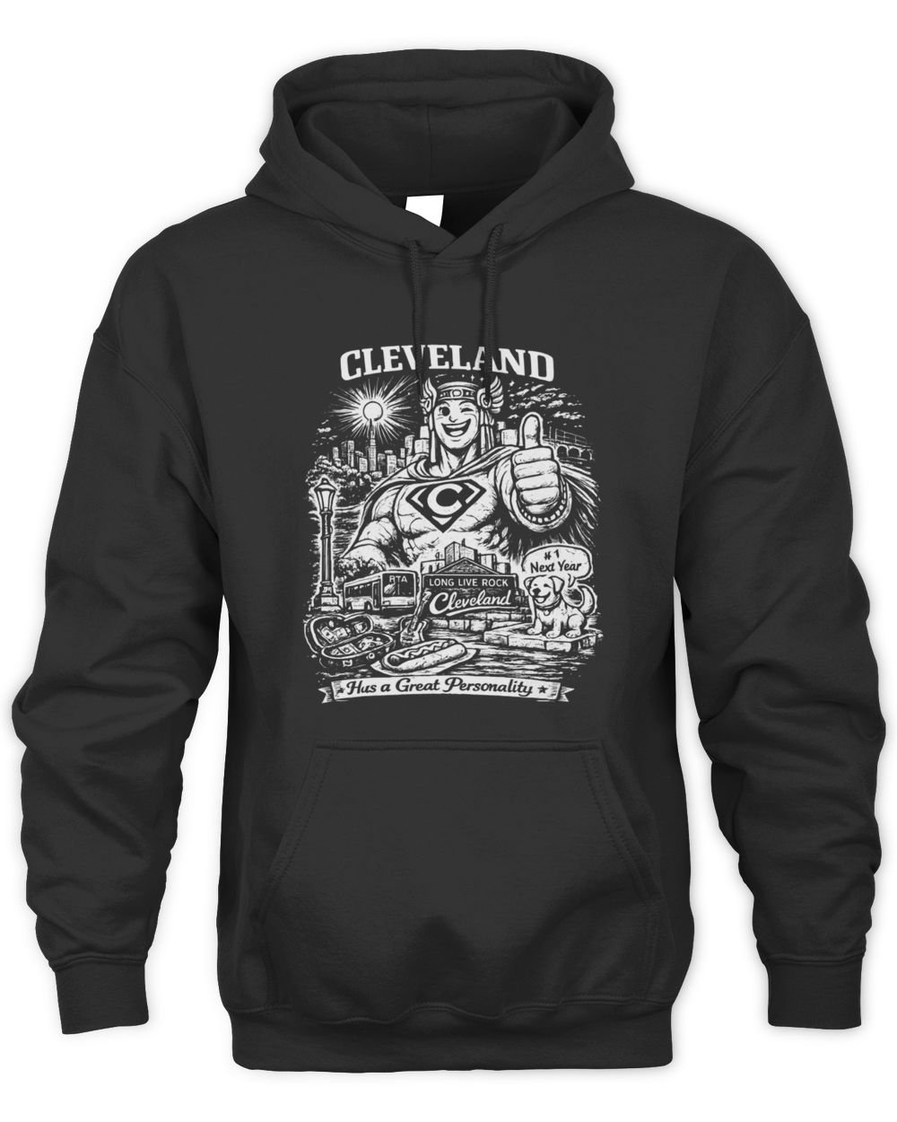 Cleveland Has A Great Personality Hoodie