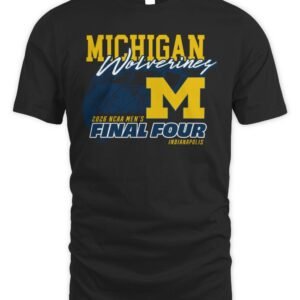 Michigan Wolverines 2026 NCAA Men's Final Four T-Shirt